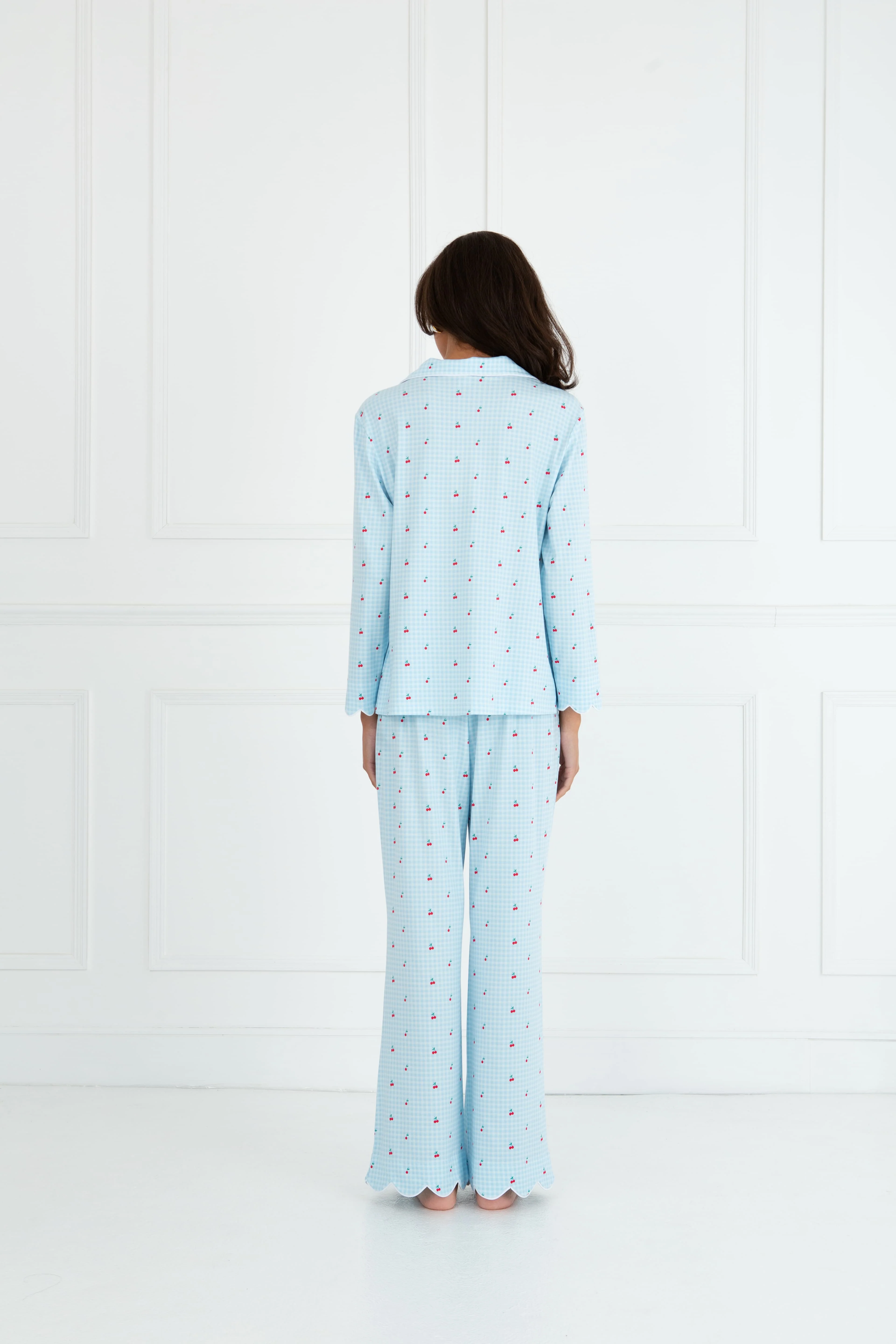 Bamboo Sleepwear (Cherry Check Print) - Image 6