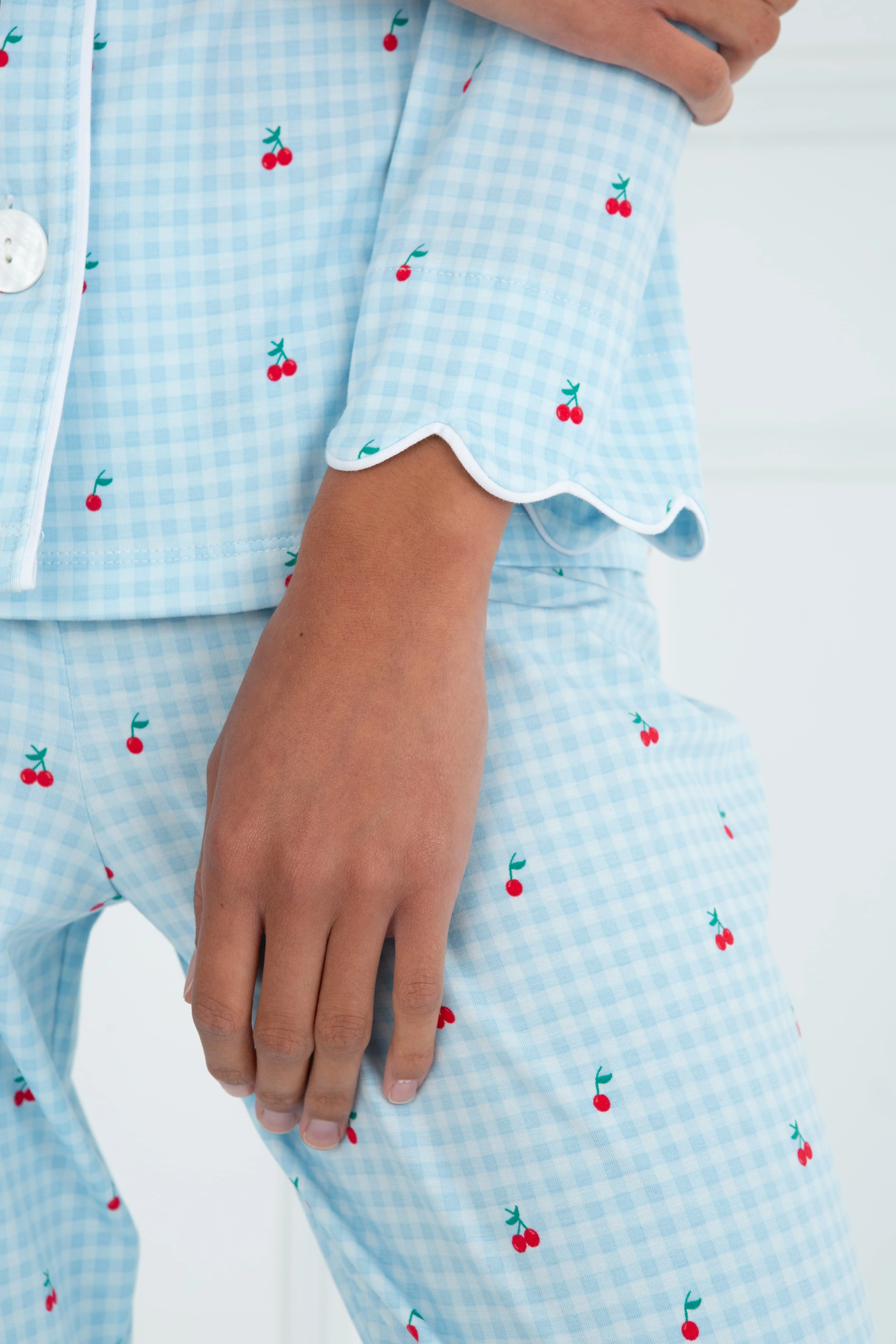 Bamboo Sleepwear (Cherry Check Print) - Image 8