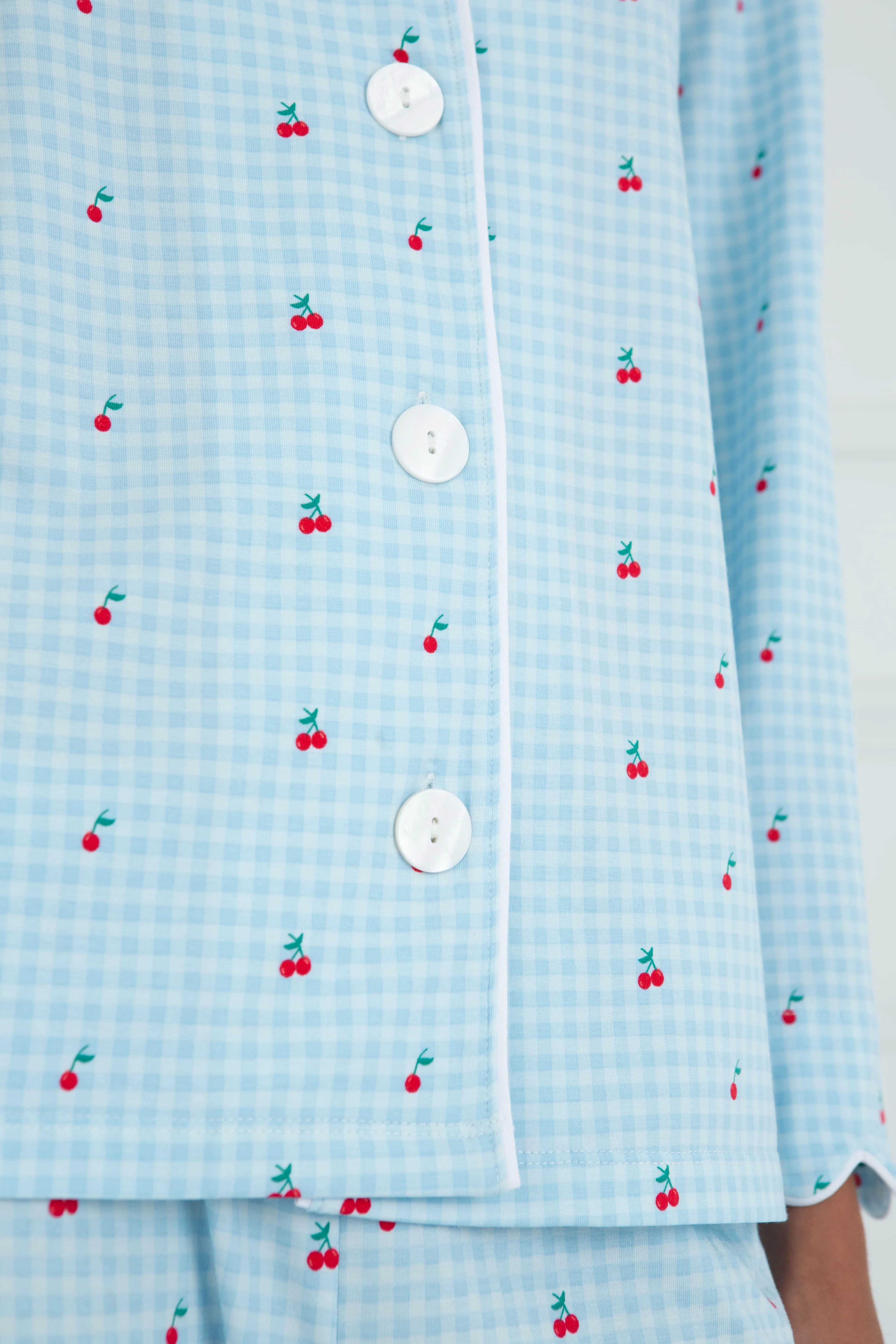 Bamboo Sleepwear (Cherry Check Print) - Image 9