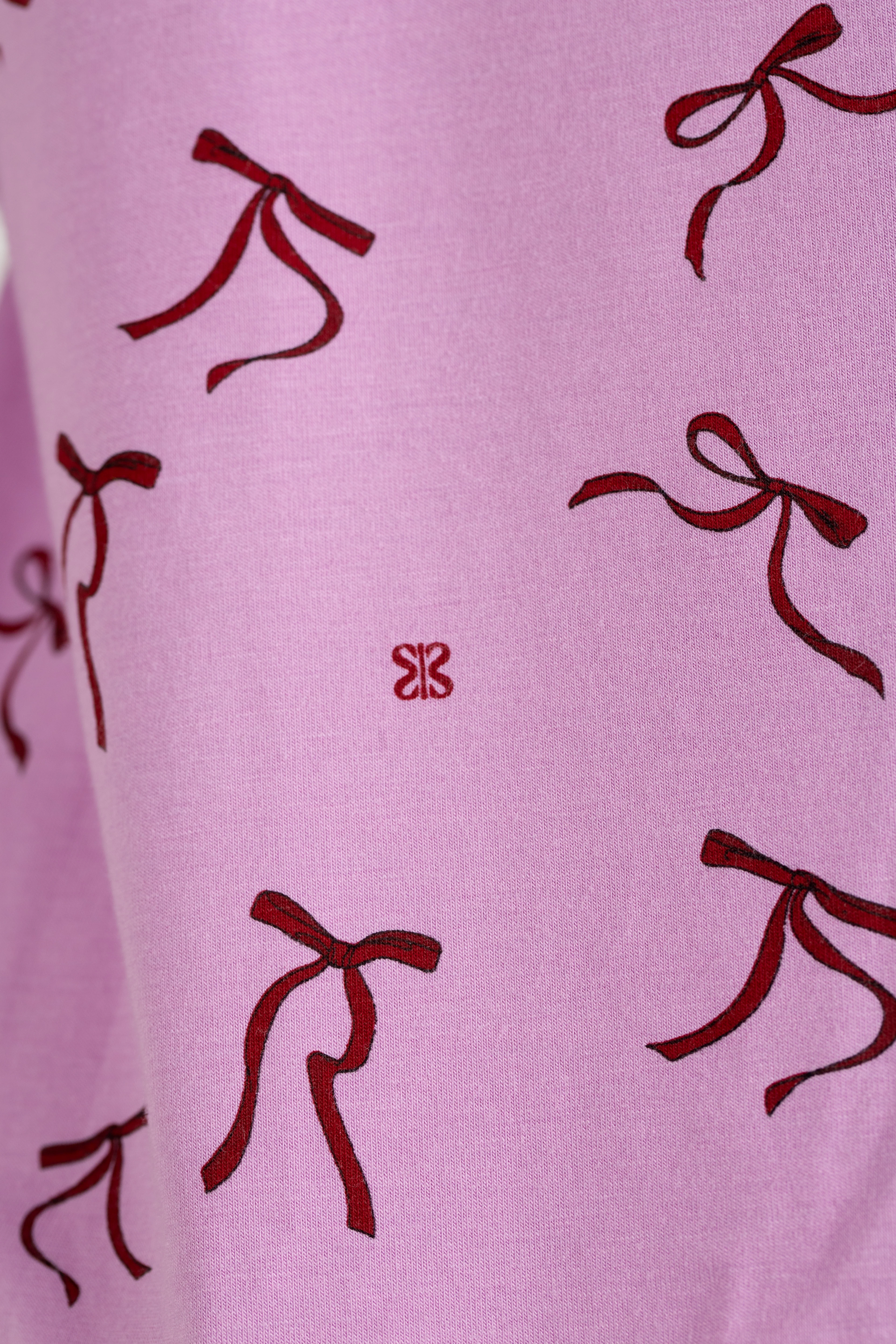 Bamboo Sleepwear (Pink Bow Print) - Image 5