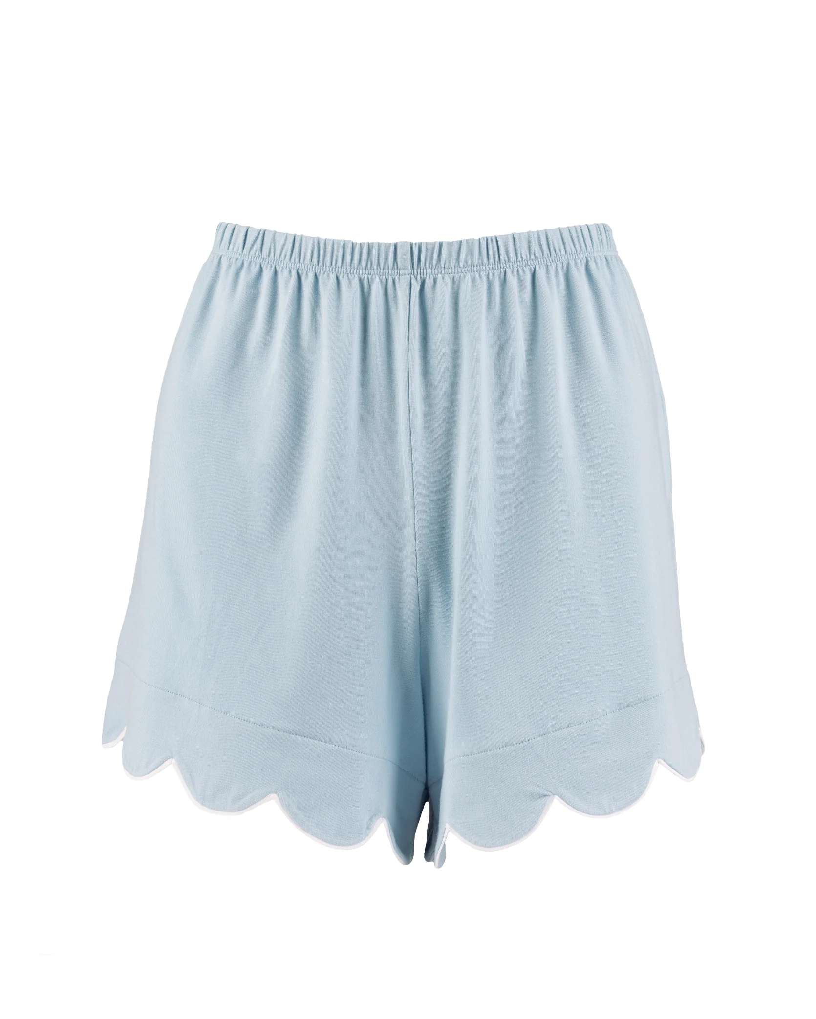 Bamboo Sleepwear Shorts Set (Blue) - Image 9