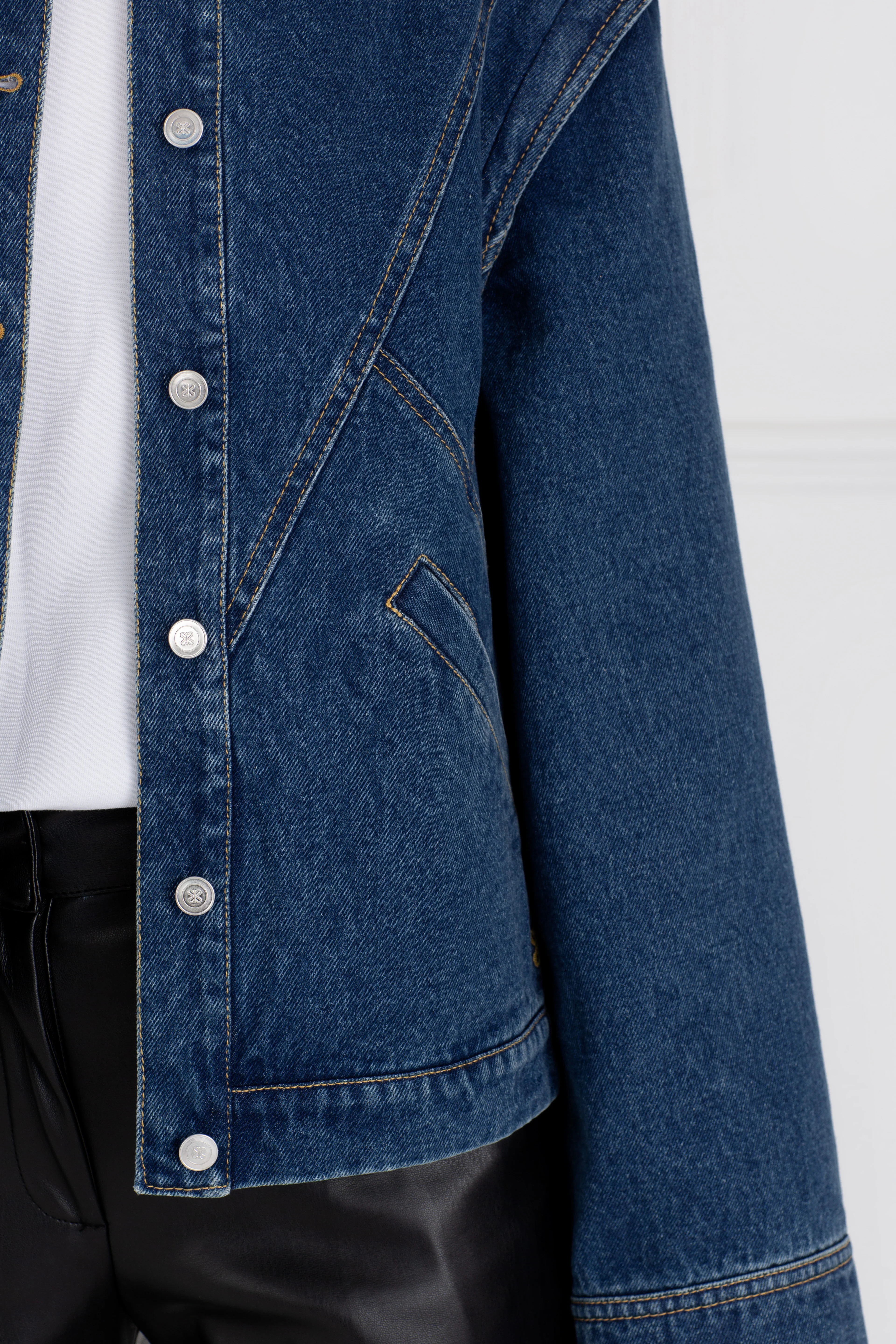 "The Aggie" - Denim Jacket (Blue) - Image 5