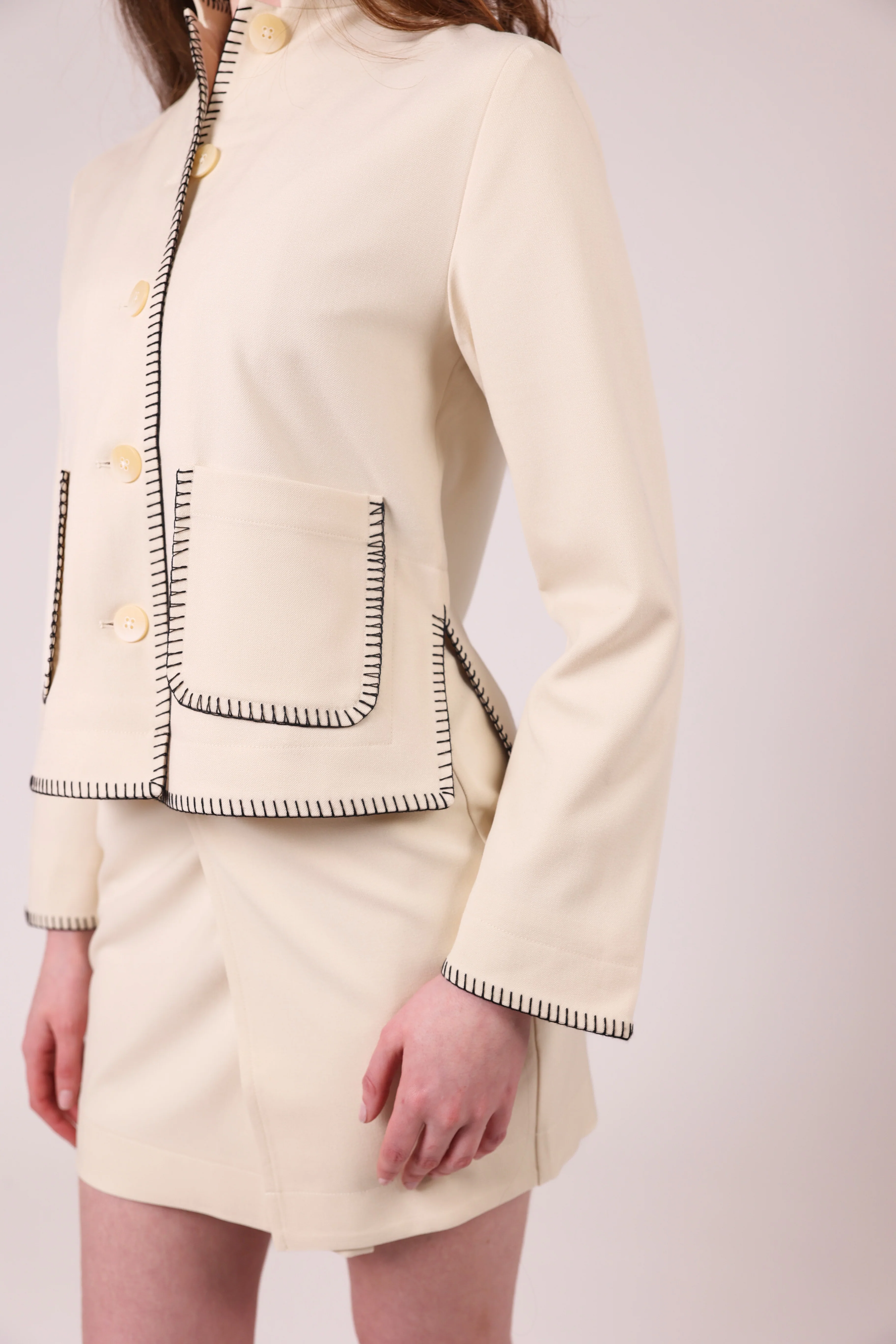 "The Aggie" - Jacket (Cream) - Image 6