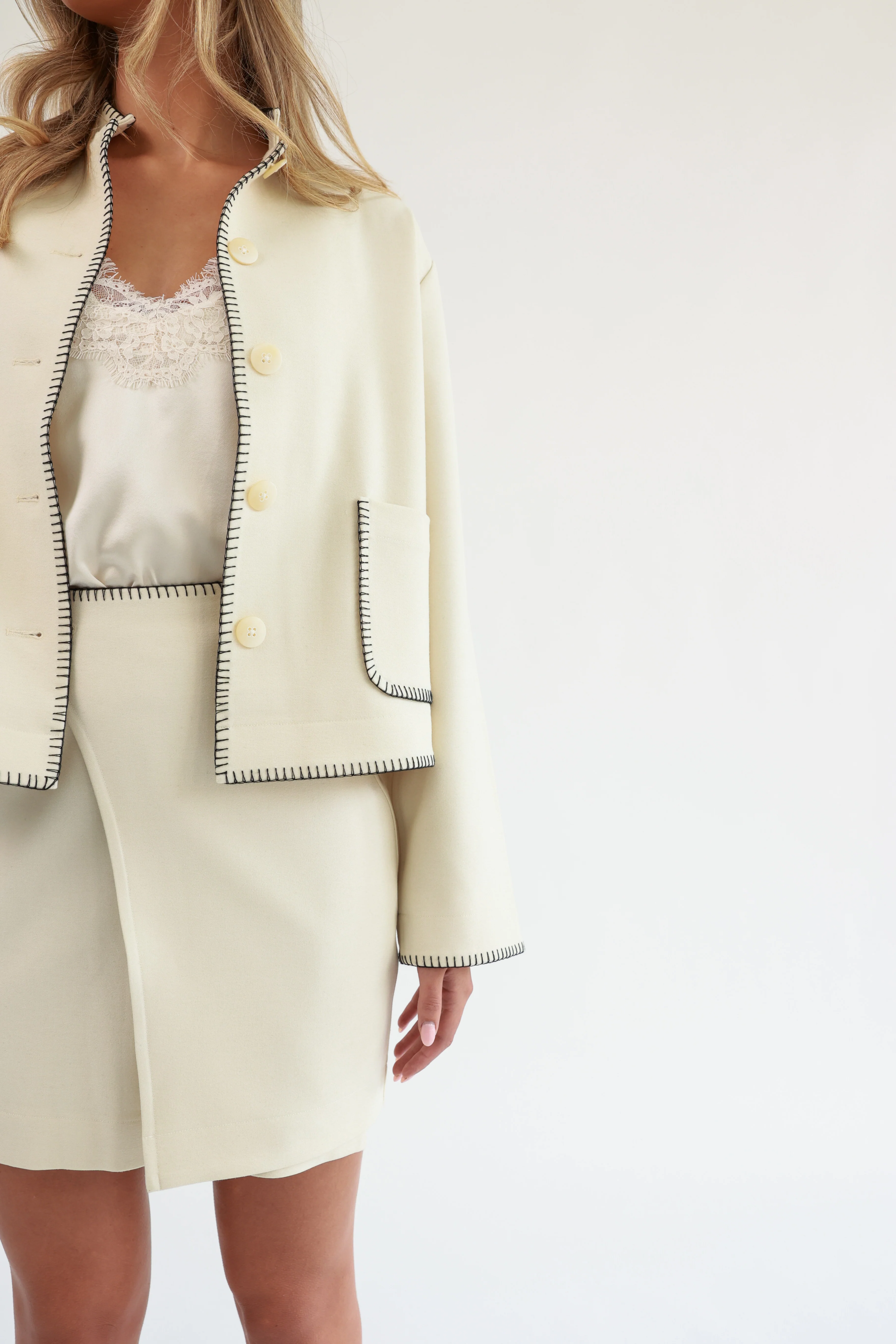 "The Aggie" - Skirt (Cream) - Image 3