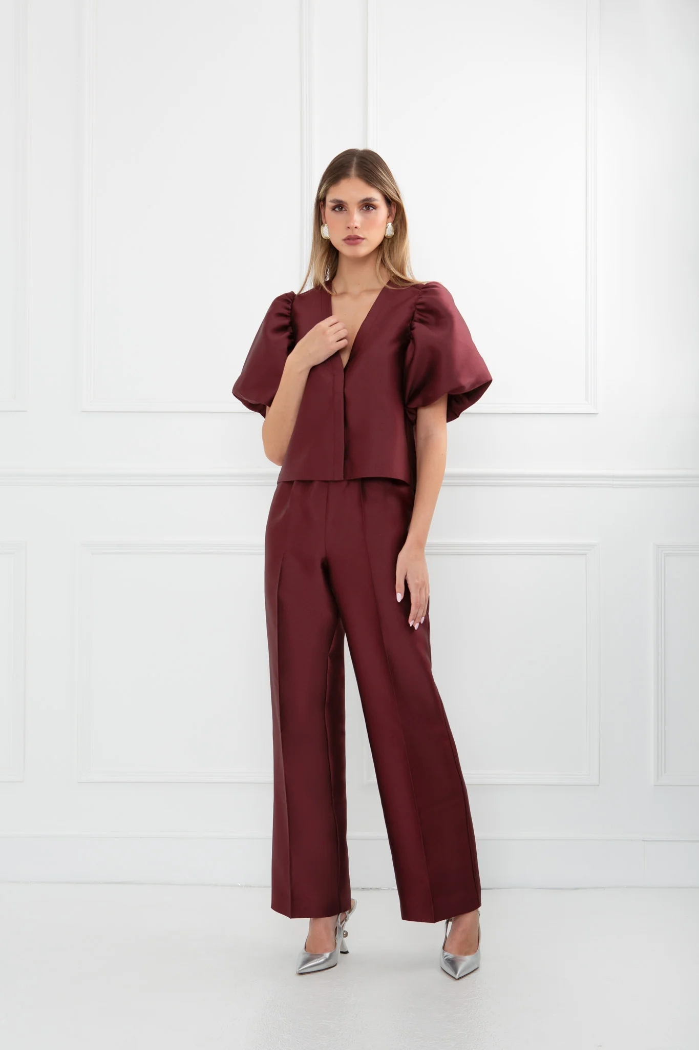 "The Aurora" - Trouser (Plum) - Image 3