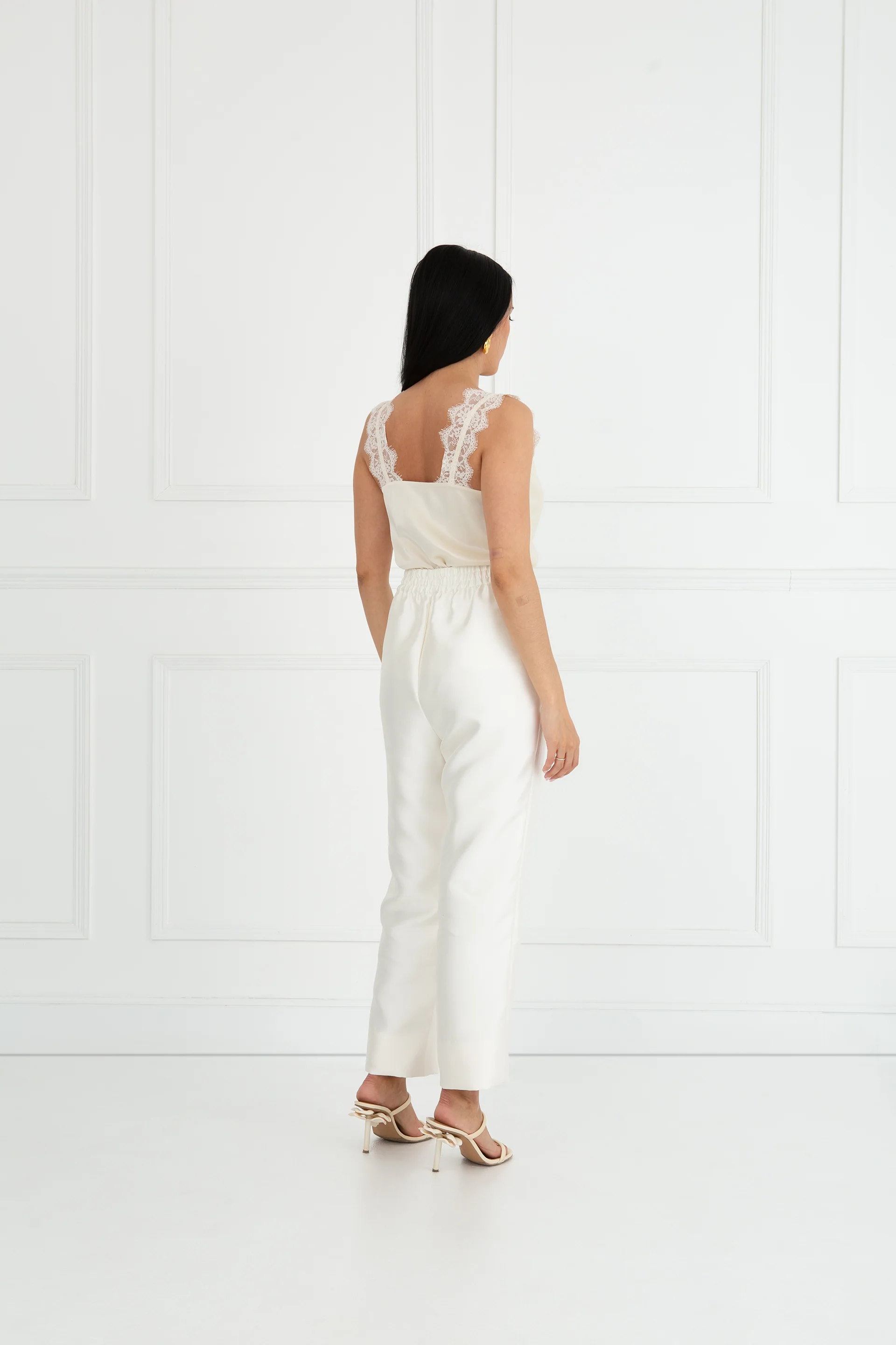"The Chloe" - Trousers (Cream) - Image 5