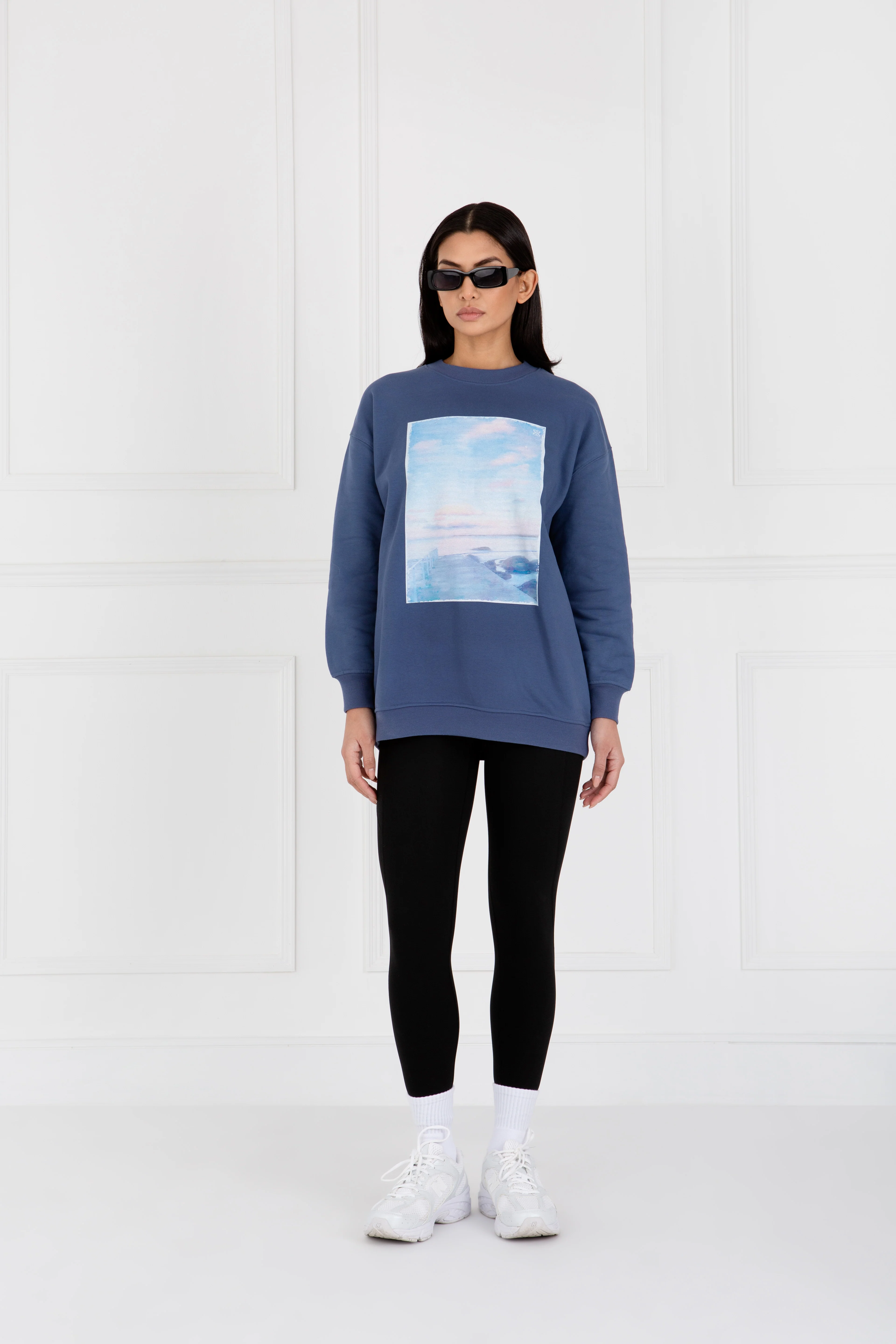 "The Dun Laoghaire" - Sweatshirt (Navy) - Image 4