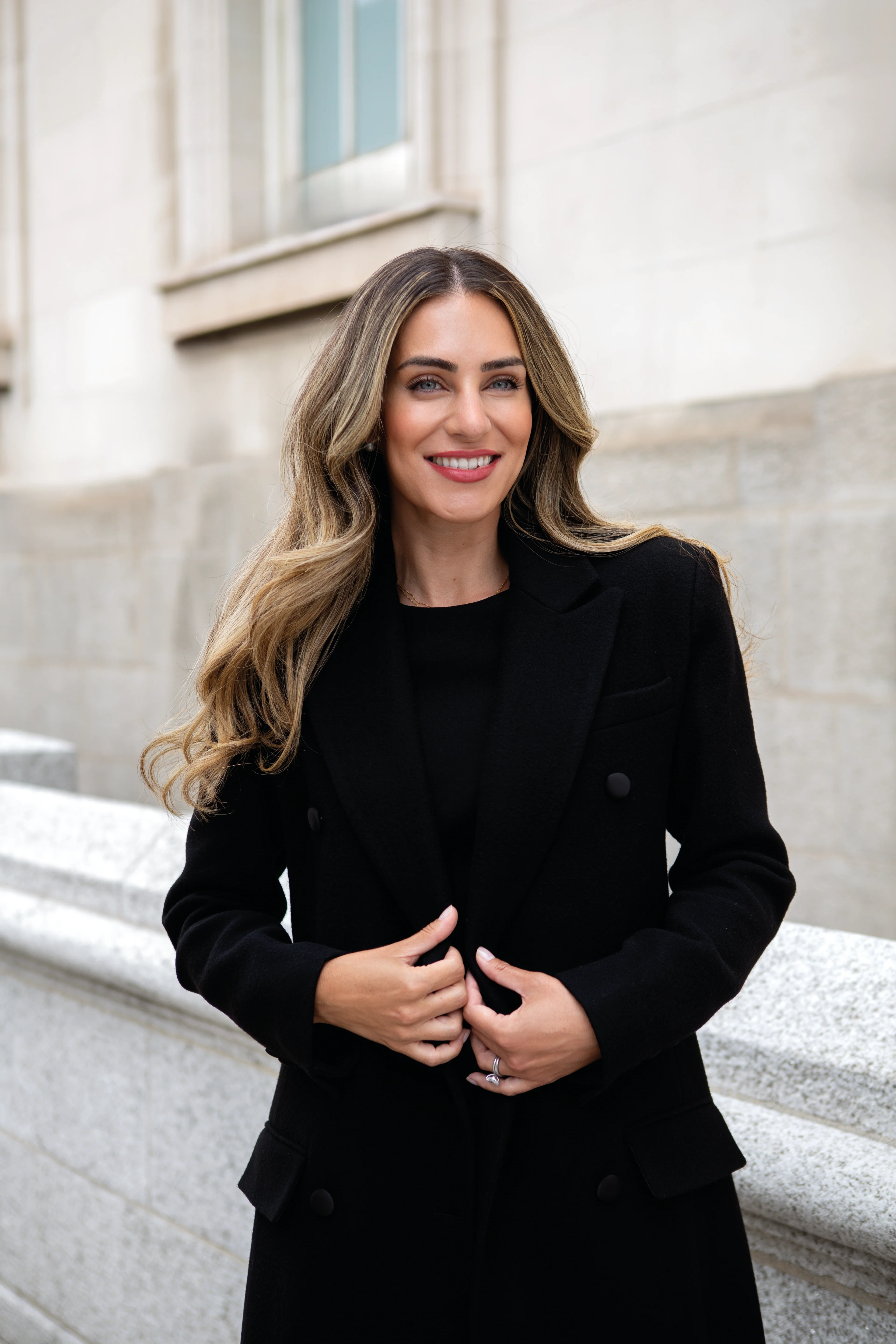 "The Jessica" - Longline Coat (Black) - Image 4