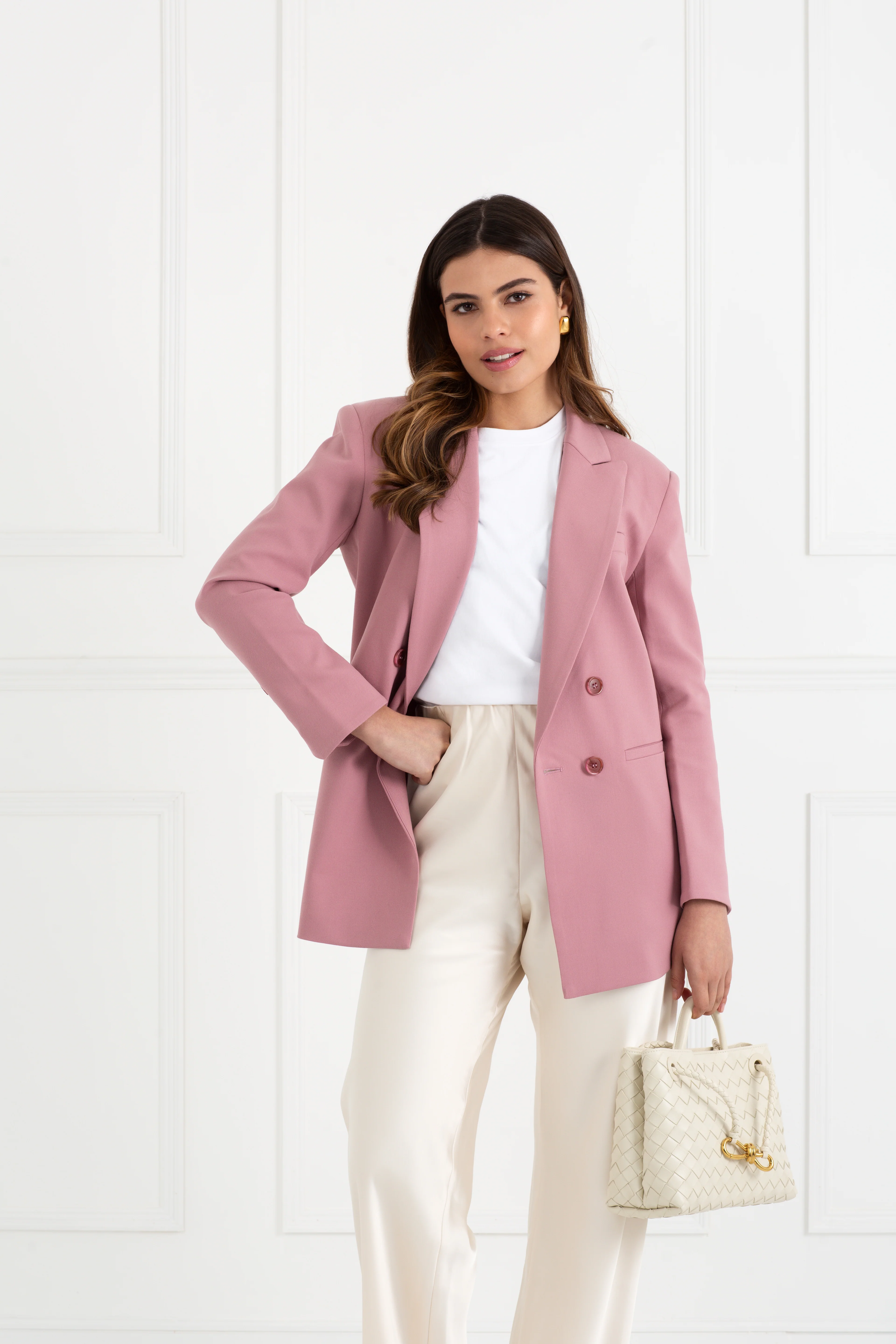 "The Tori" - Blazer (Dusty Pink) - Image 3