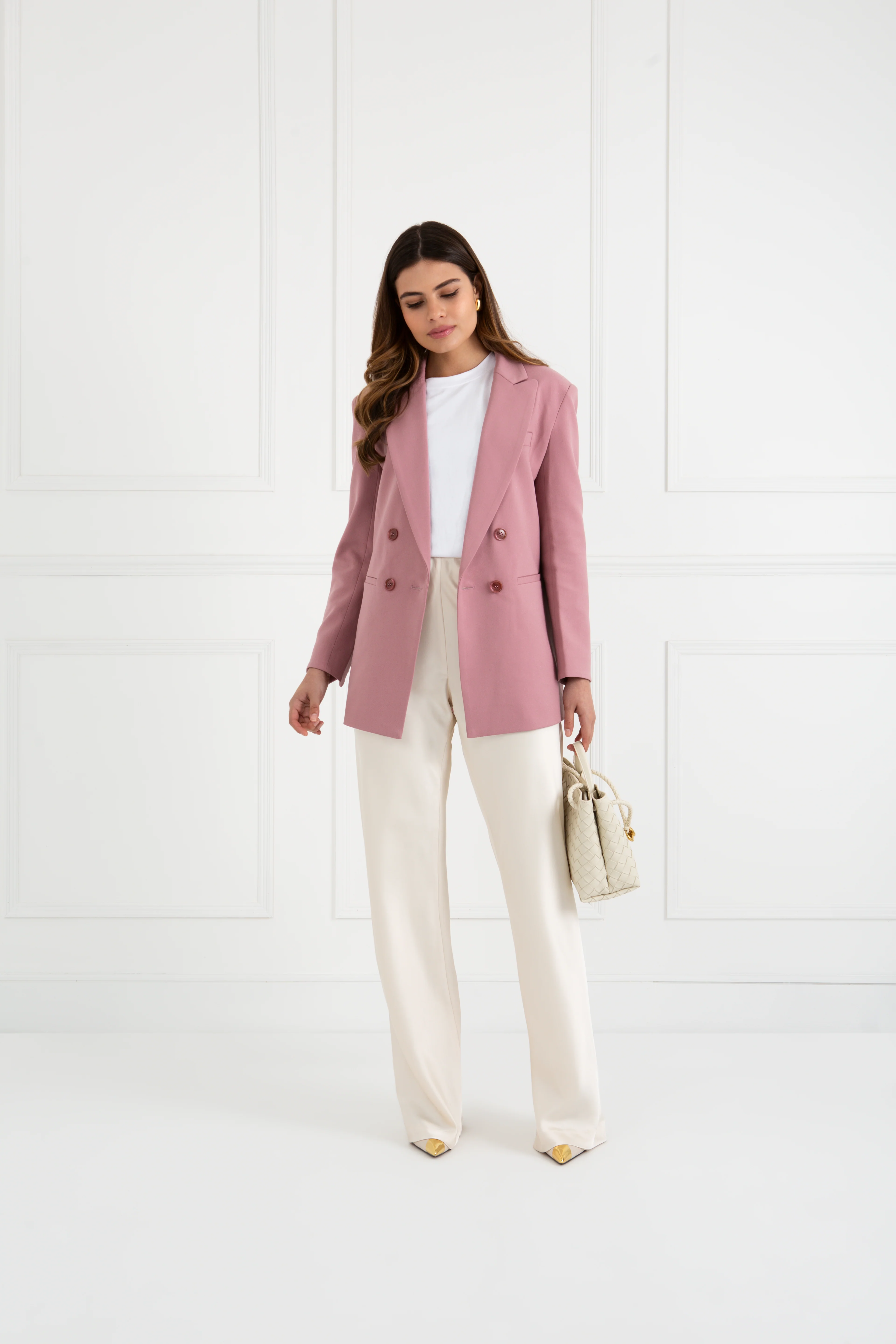 "The Tori" - Blazer (Dusty Pink) - Image 4